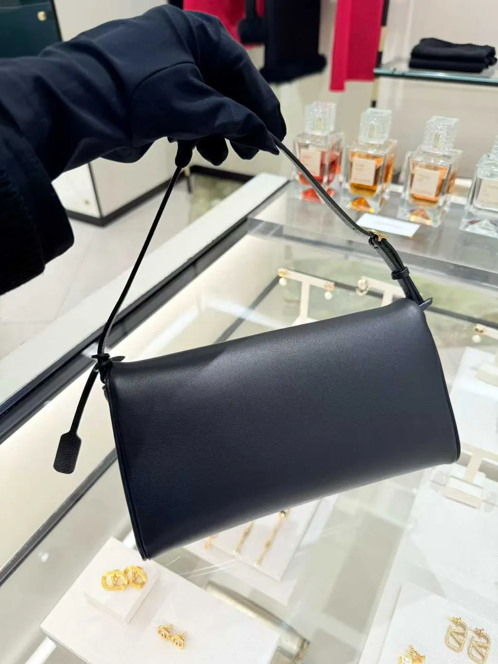 Valentino Garavani Devain Small Nappa Shoulder Bag