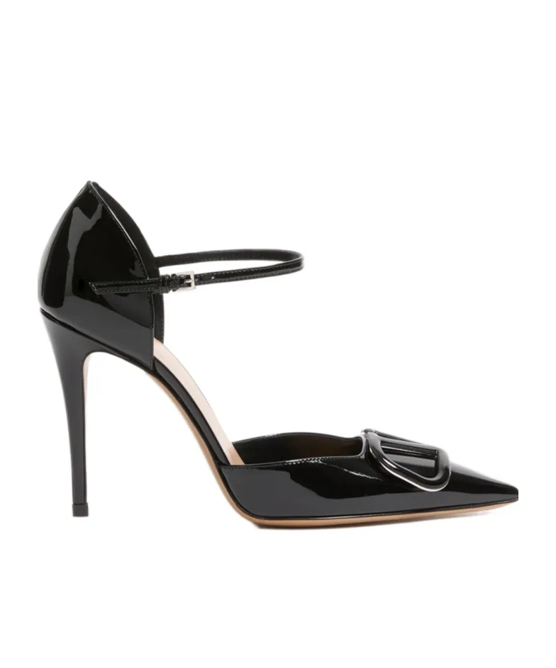 Valentino Vlogo Signature Pointed Toe Pumps