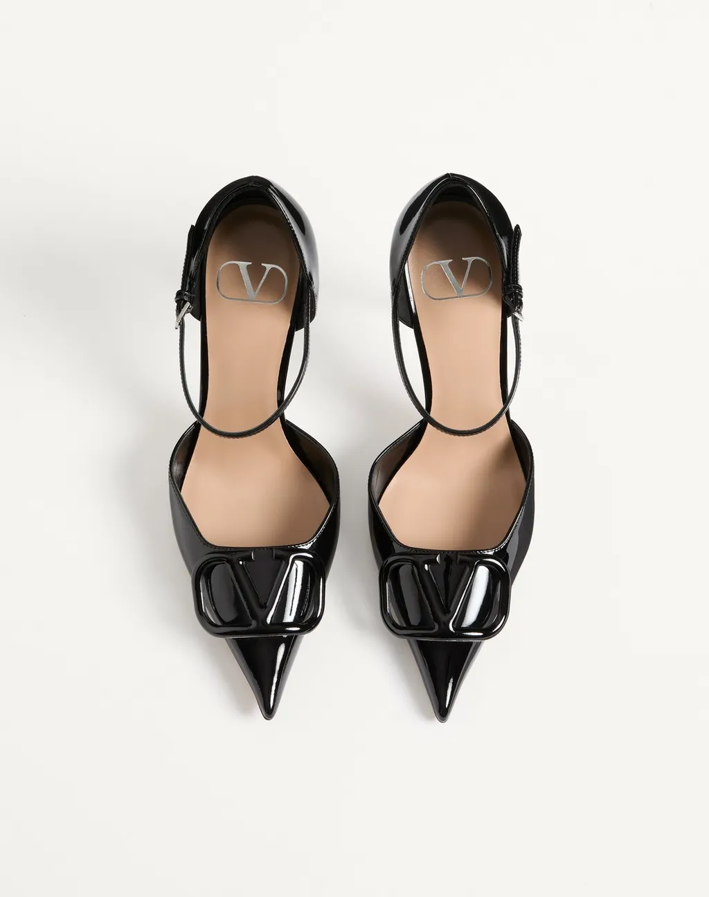 Valentino Vlogo Signature Pointed Toe Pumps