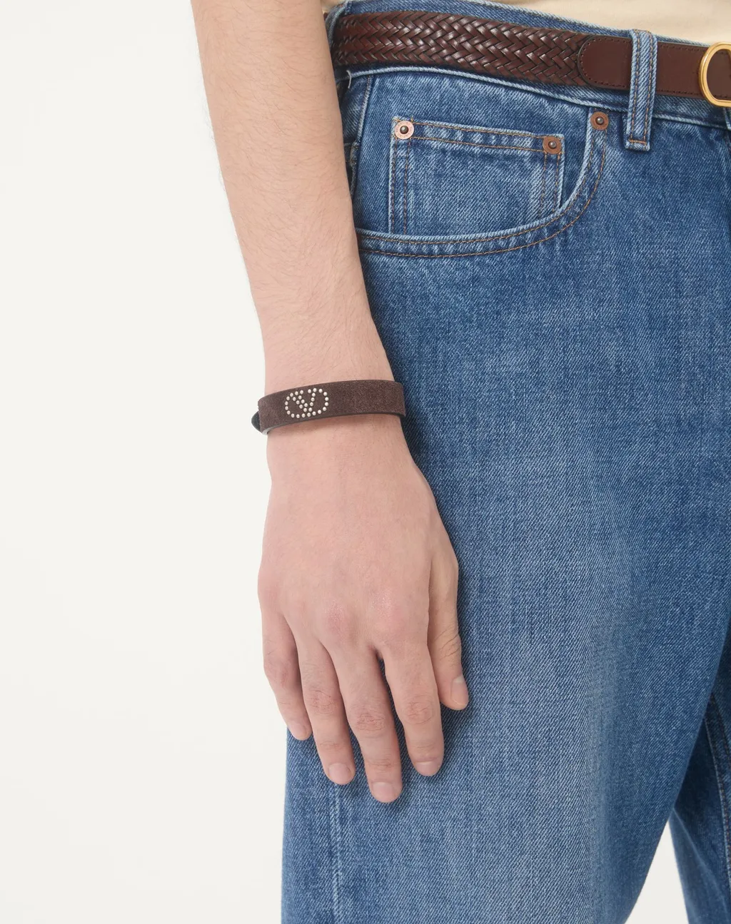 Valentino Vlogo Signature Buckled Bracelet