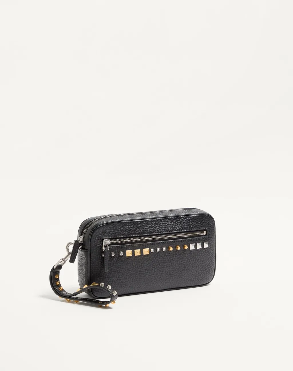 Valentino Garavani Rockstud Zip-Up Pouch