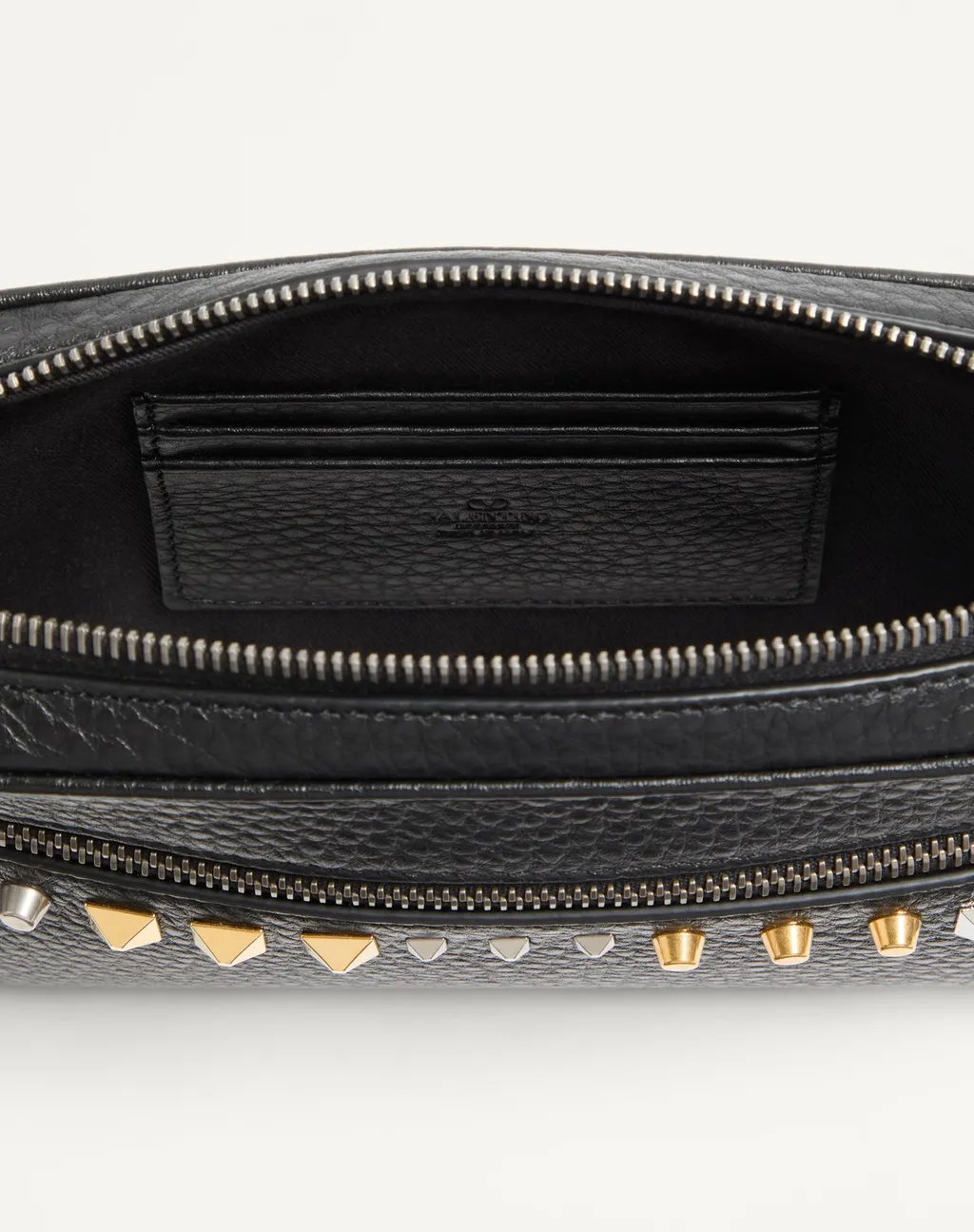 Valentino Garavani Rockstud Zip-Up Pouch