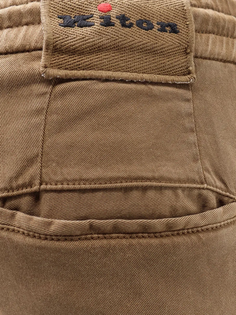 Kiton Ciro Paone Pressed Crease Pants