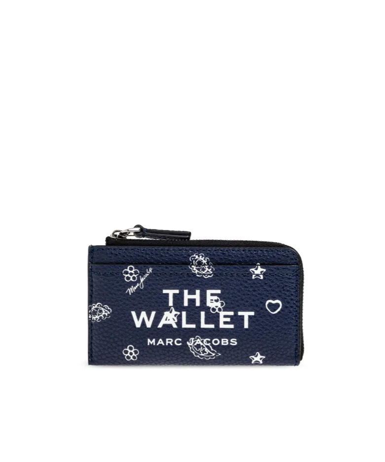 Logo Zipper Card Holder