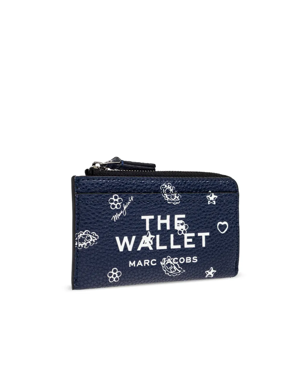Logo Zipper Card Holder