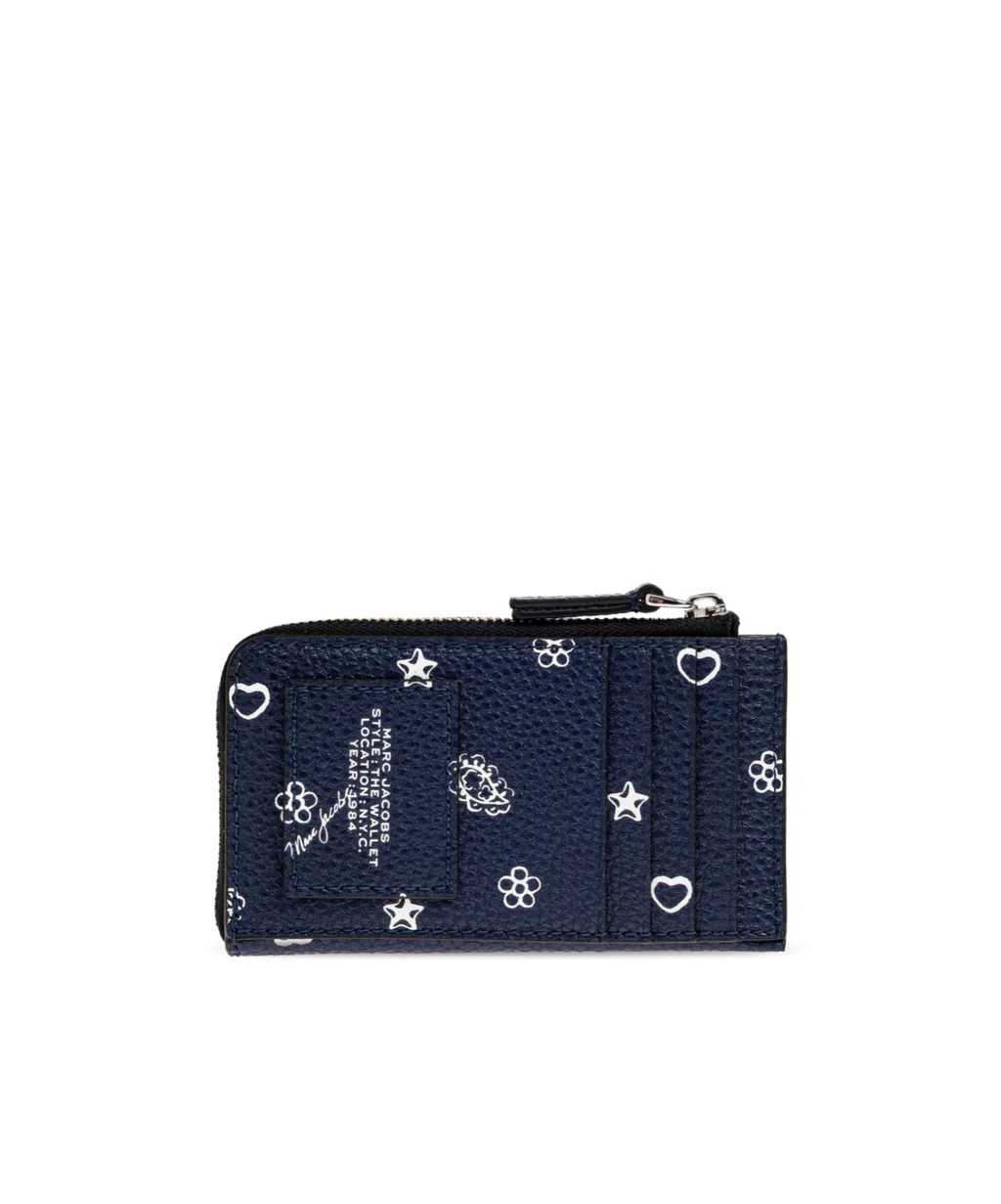 Logo Zipper Card Holder