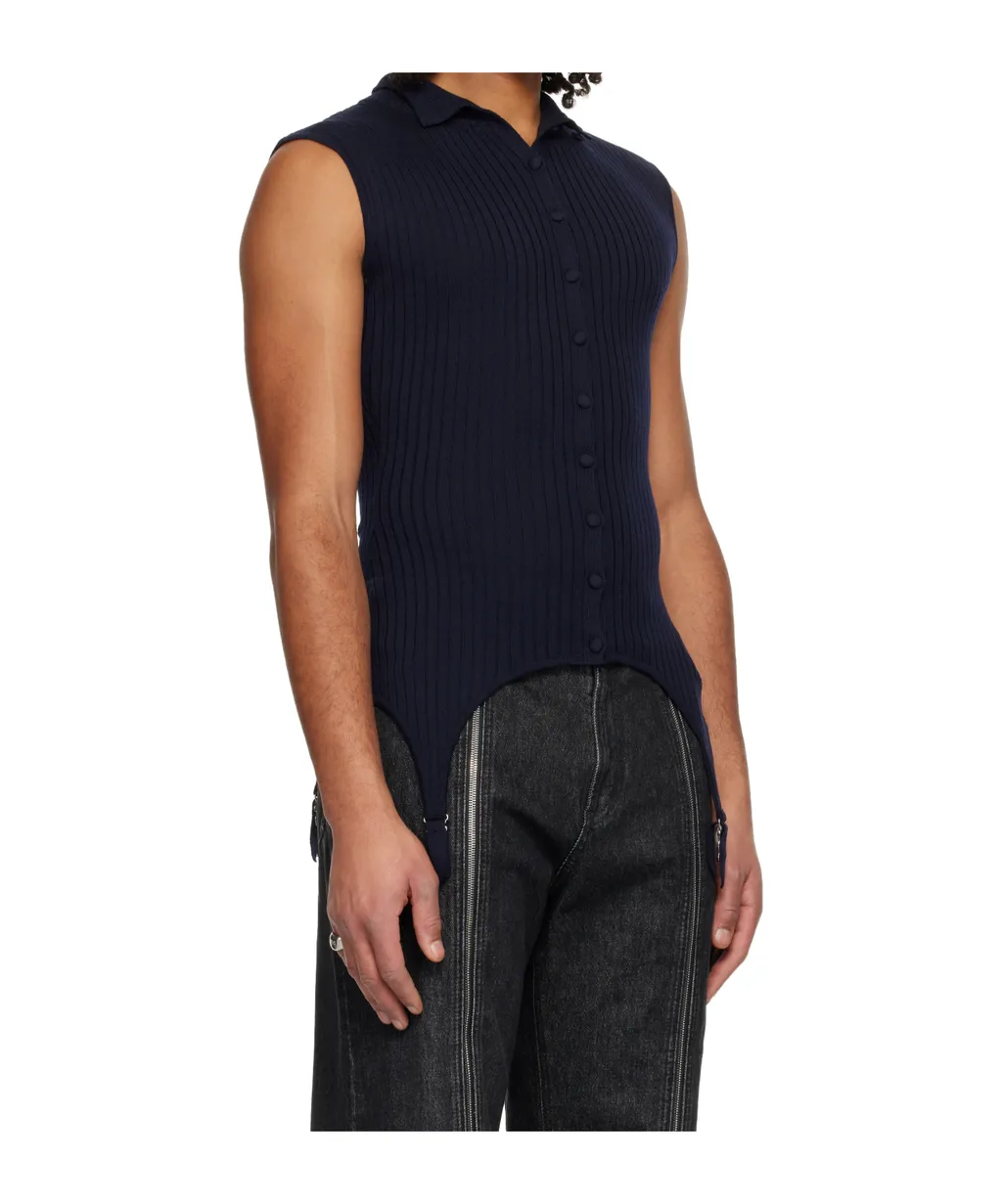 Ribbed Sleeveless Top