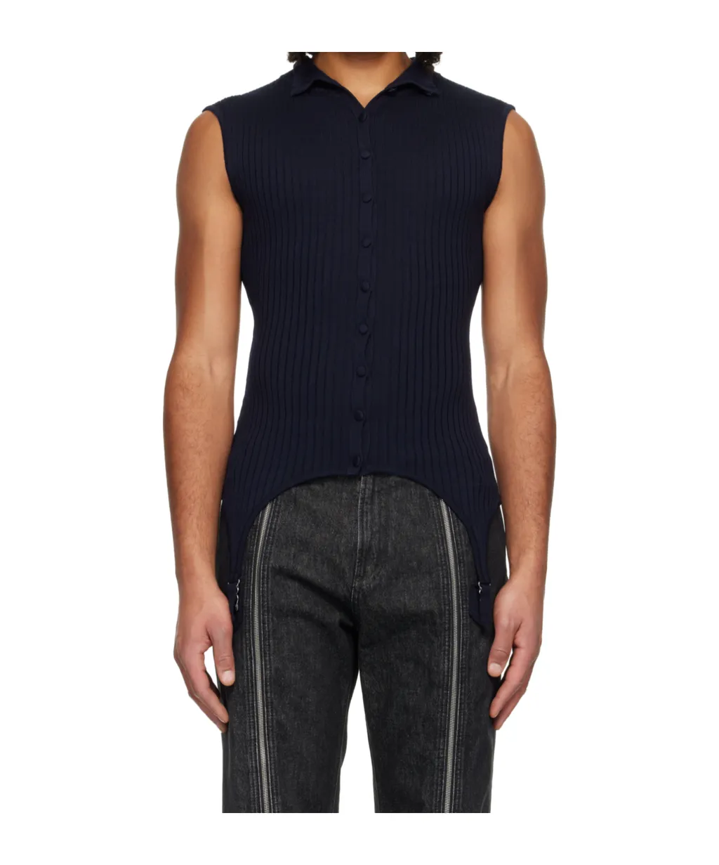 Ribbed Sleeveless Top