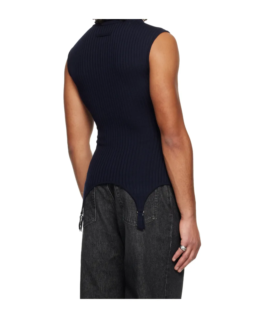 Ribbed Sleeveless Top