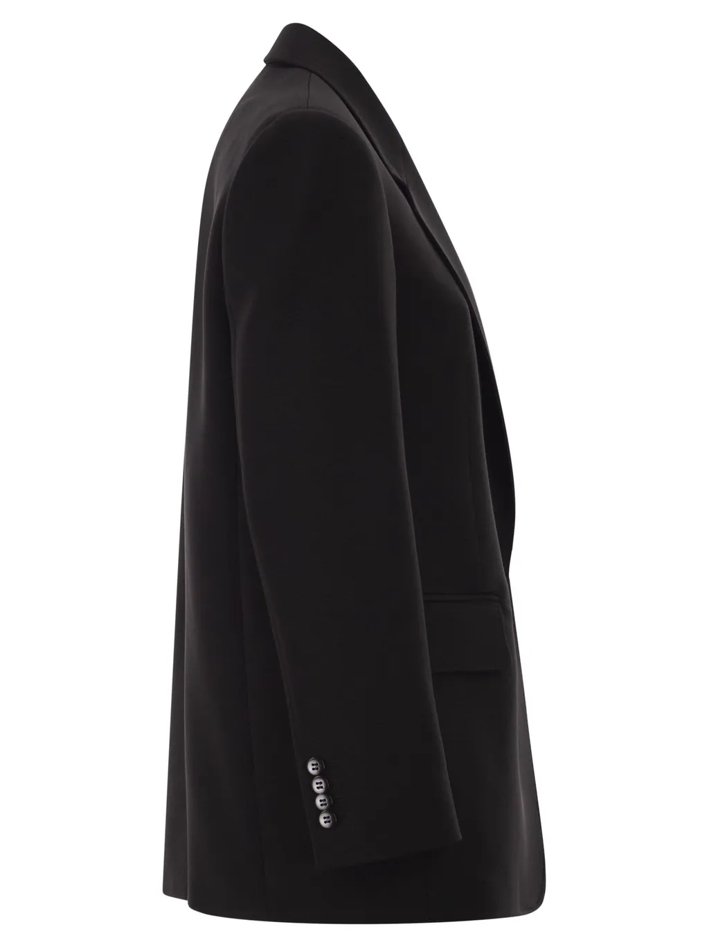 Max Mara Studio Mstbosco Single-Breasted Cady Blazer