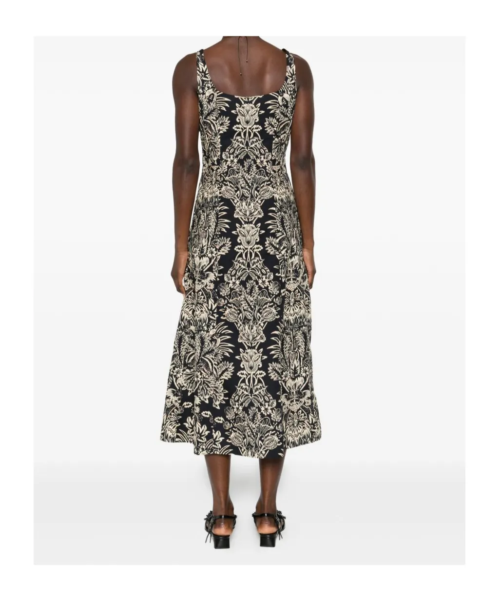 Floral-Patterned Dress