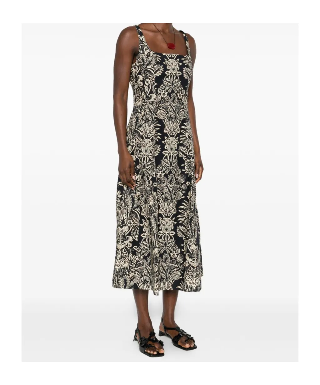 Floral-Patterned Dress