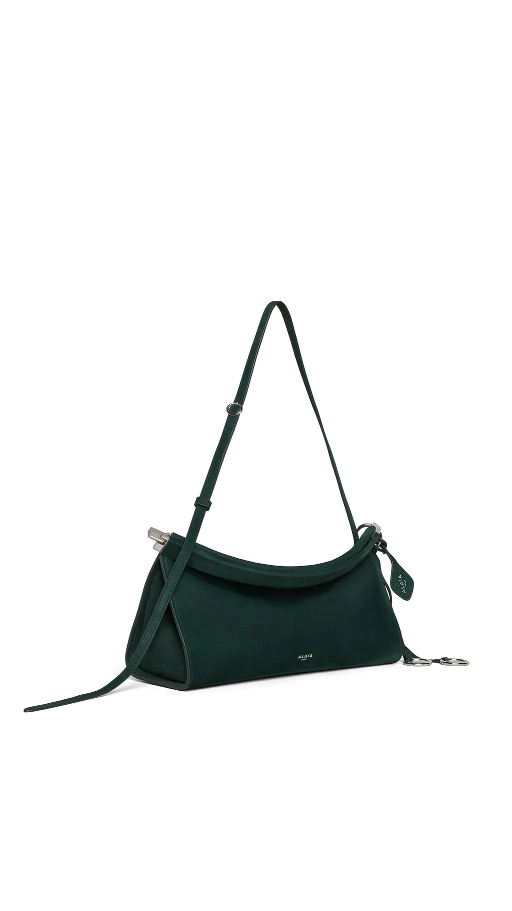 Le Click East West Medium Bag In Nubuck