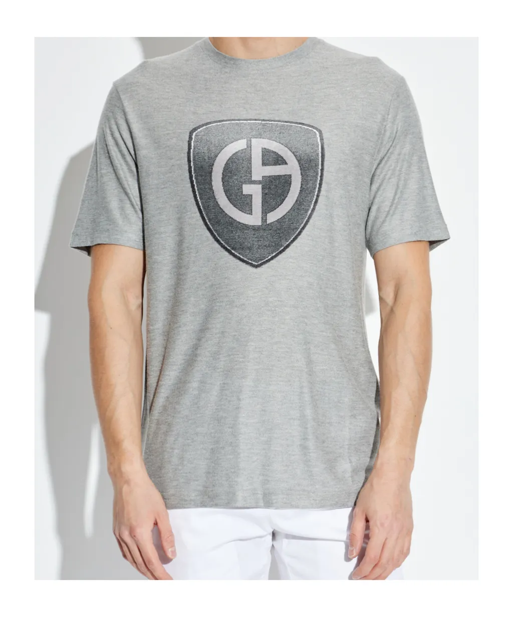Giorgio Armani Logo-Detailed Crewneck T-Shirt