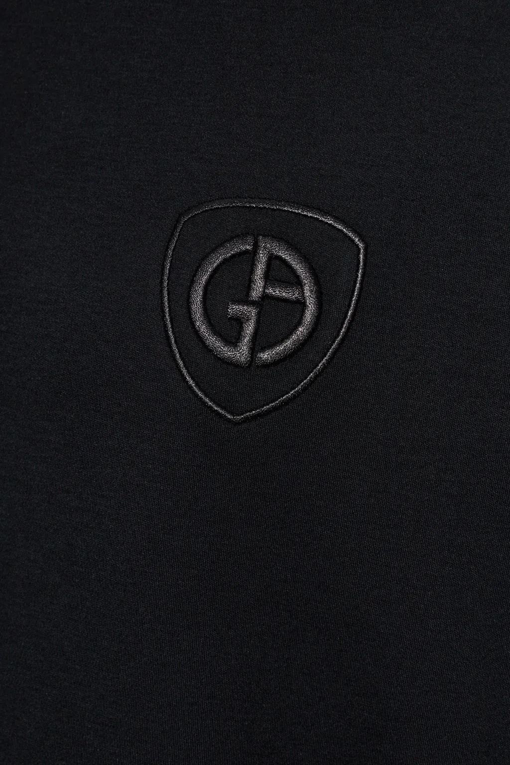 Giorgio Armani Logo Embroidered Crewneck T-Shirt