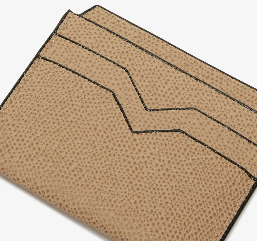Valextra V-Shaped Lacquered Edge Cardholder