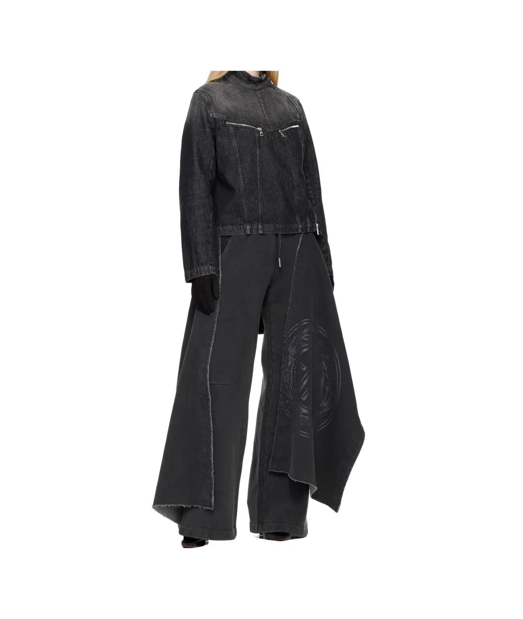 Detachable Glove Denim Jacket