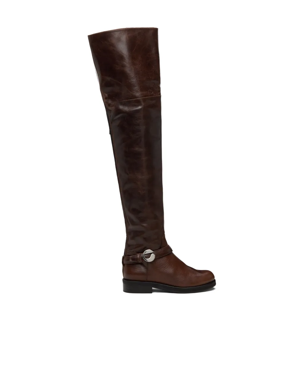Belt High Cavalier Boots