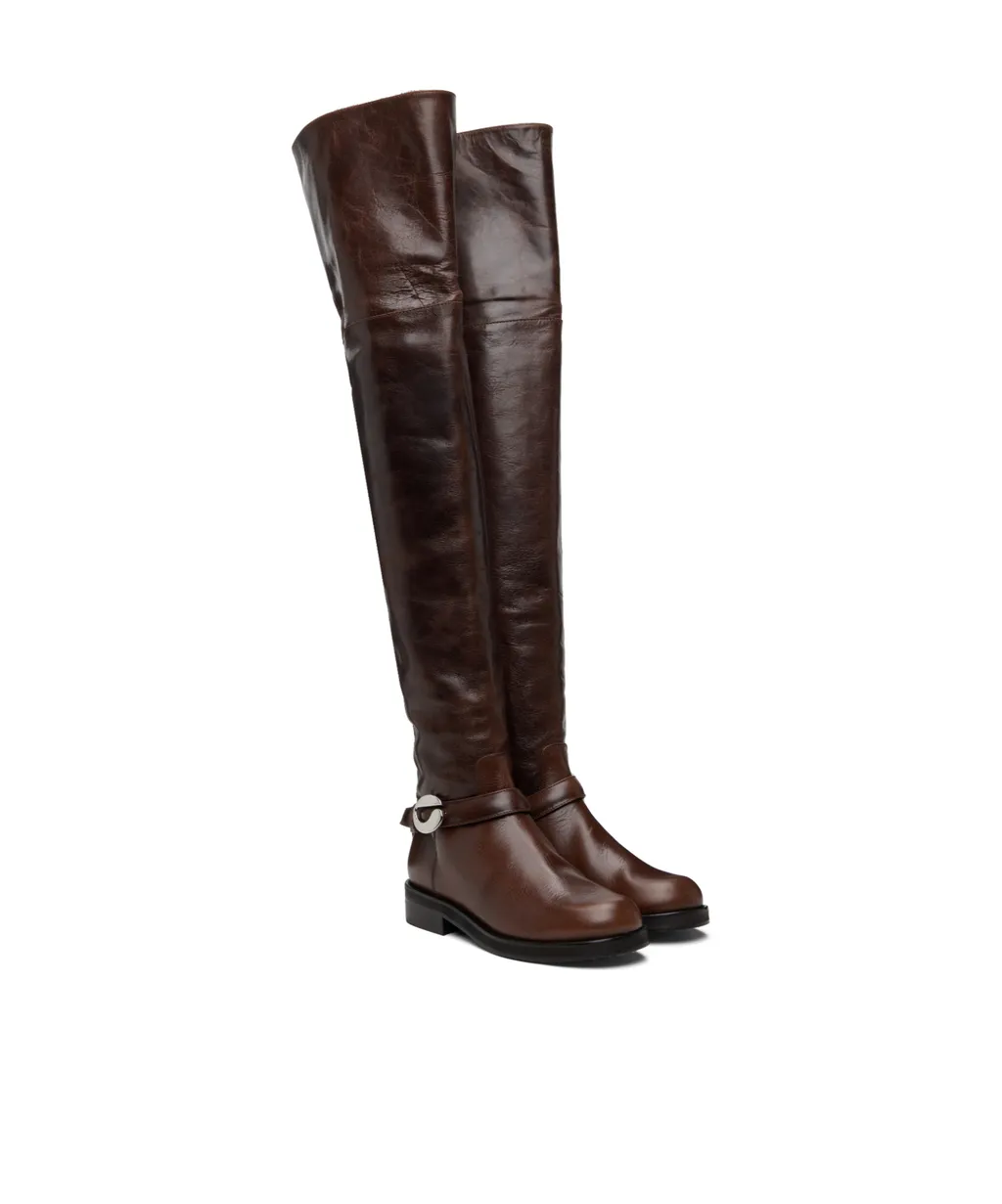 Belt High Cavalier Boots