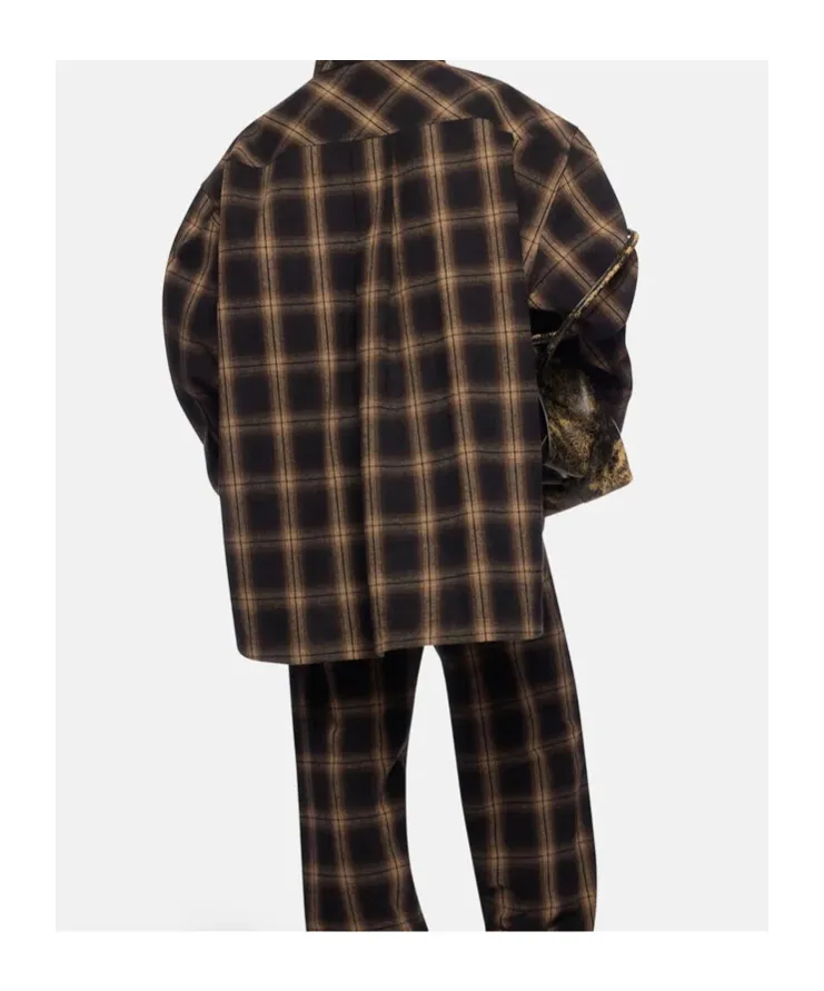 Diana Checked Long-Sleeve Shirt
