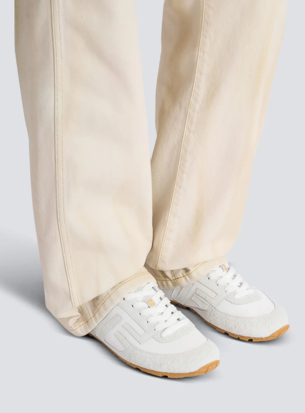 Racer 45 Trainers In Lambskin And Suede