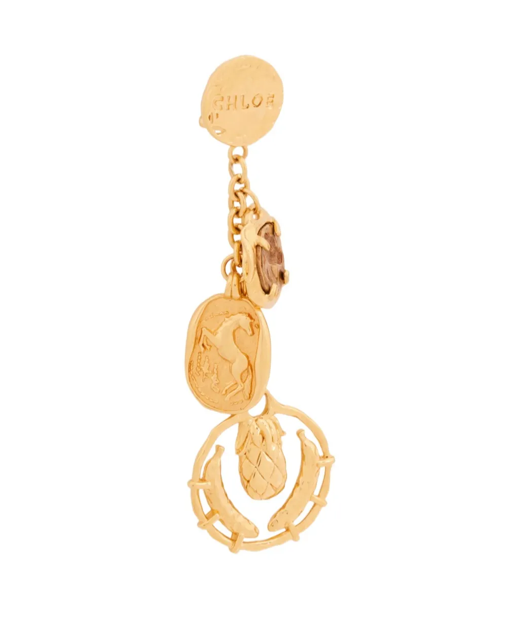 Chloé Medals Earrings