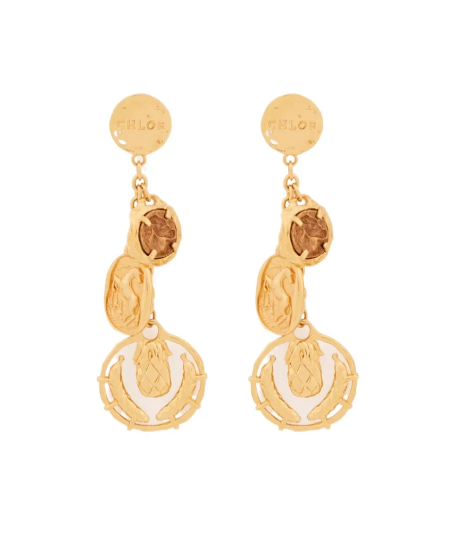 Chloé Medals Earrings