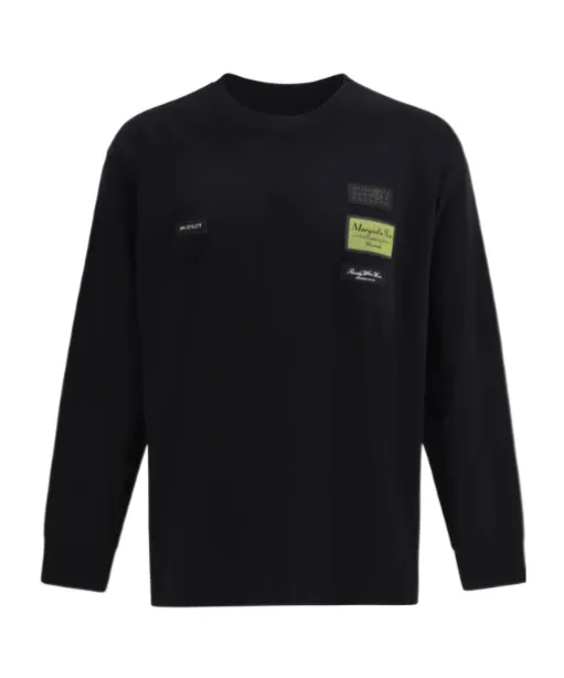 Mm6 Maison Margiela Logo Patch Crewneck T-Shirt