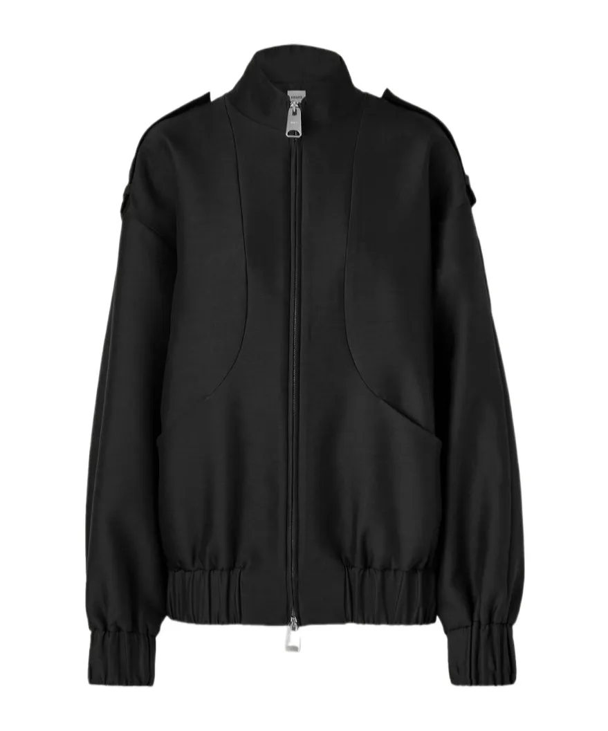 Sigi Wool And Silk-Blend Faille Jacket