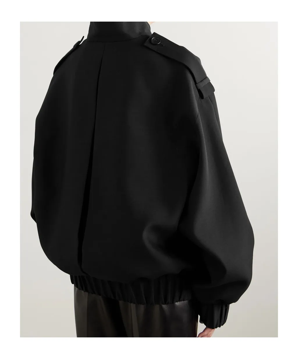 Sigi Wool And Silk-Blend Faille Jacket