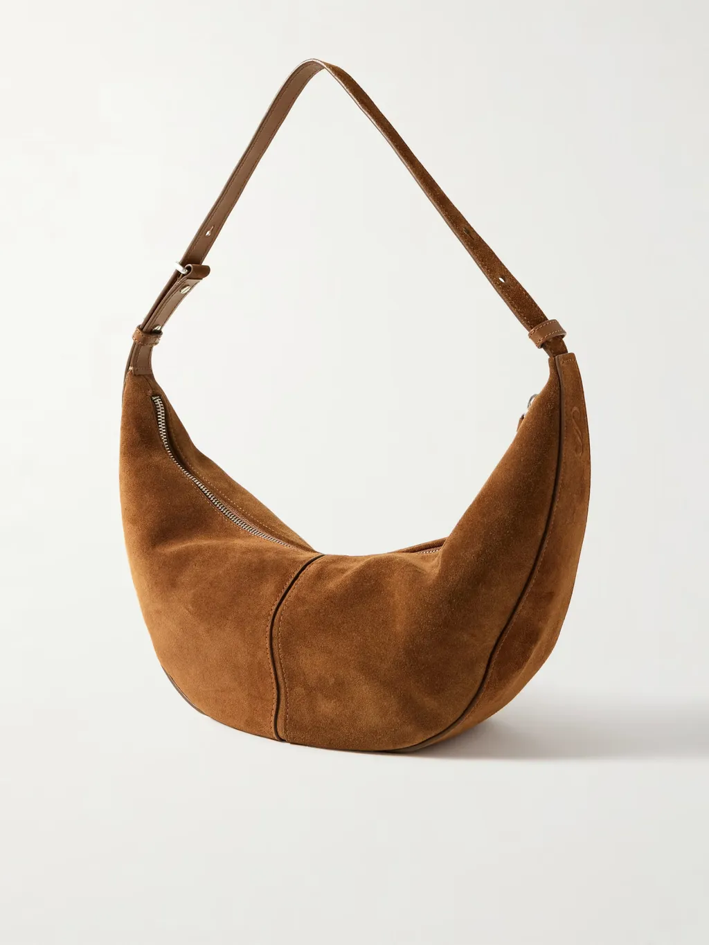 Sliding Patchwork Suede Shoulder Bag