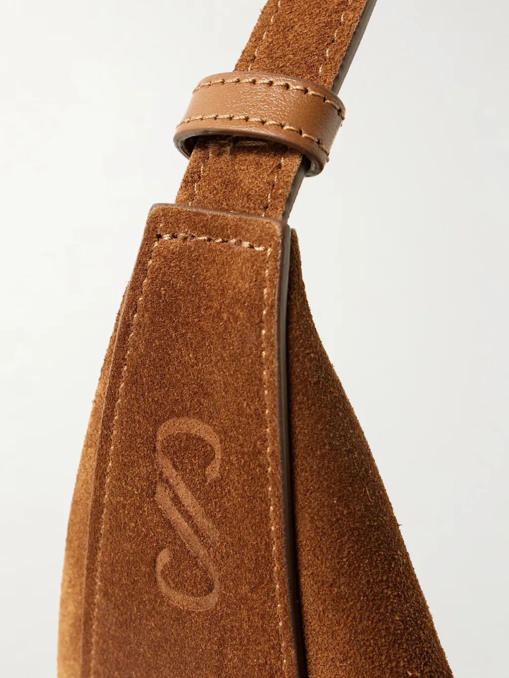 Sliding Patchwork Suede Shoulder Bag