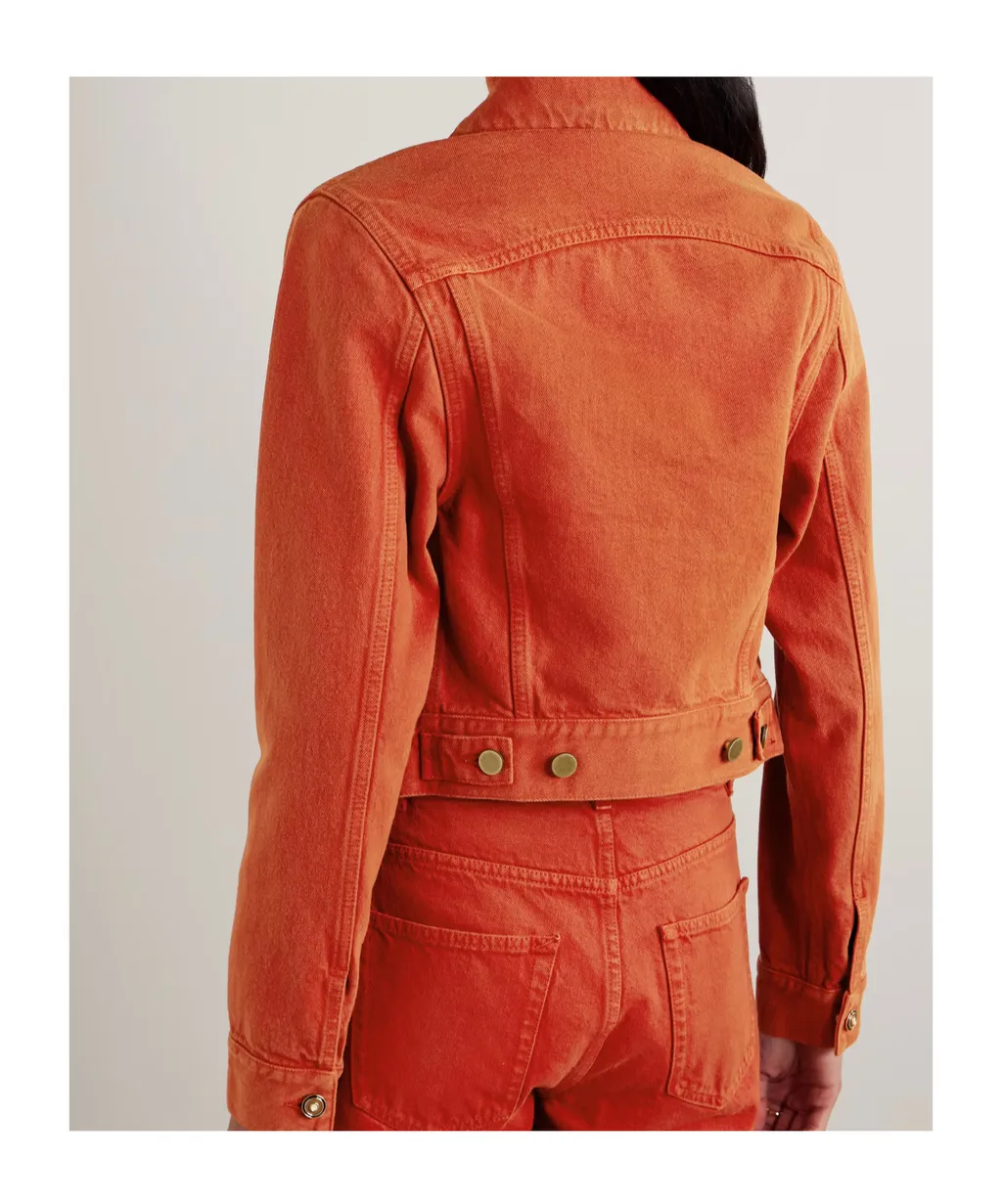 Long-Sleeved Denim Jacket