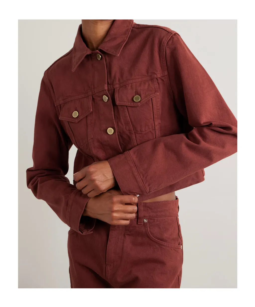 Long-Sleeved Denim Jacket