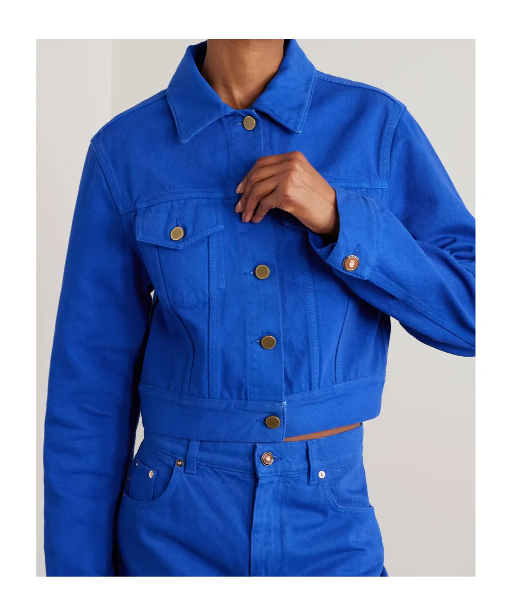 Long-Sleeved Denim Jacket