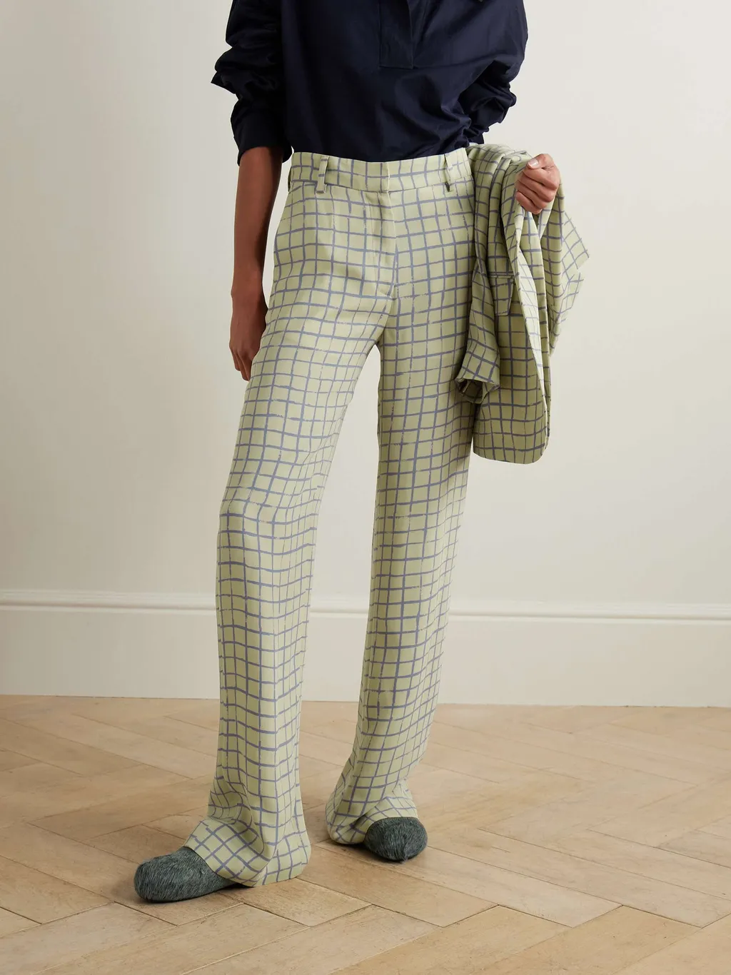 Check Casual Pants