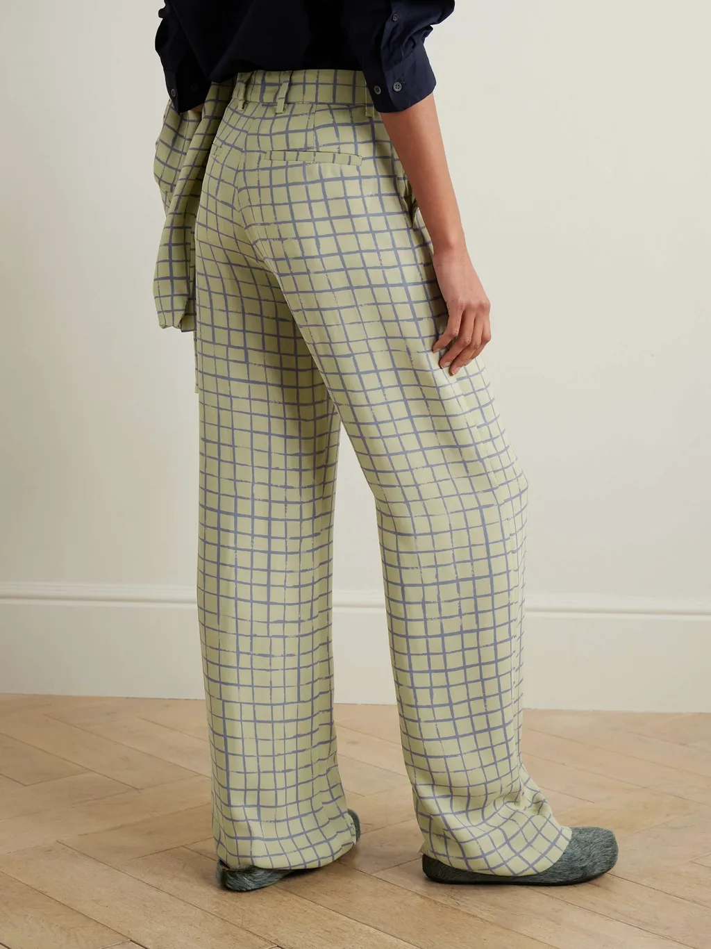 Check Casual Pants