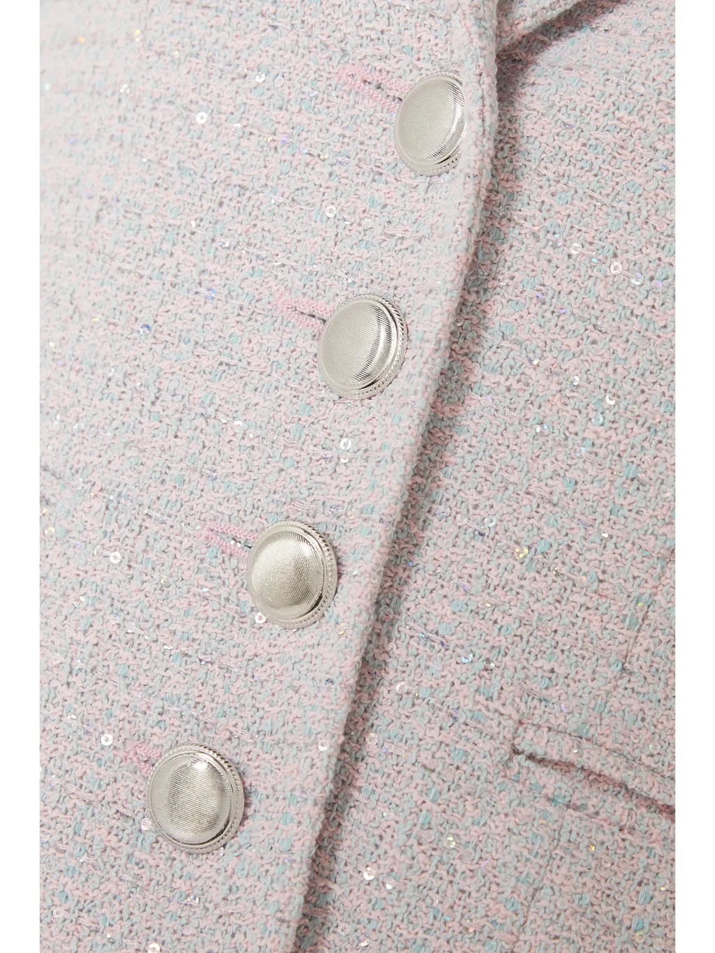 Circular Tweed Suit Jacket