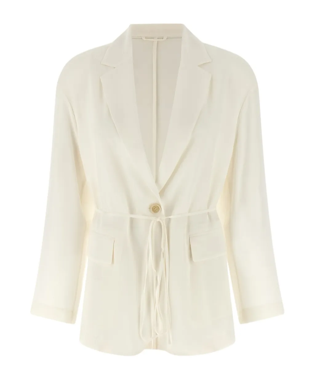 Brunello Cucinelli Tie-Waisted Blazer