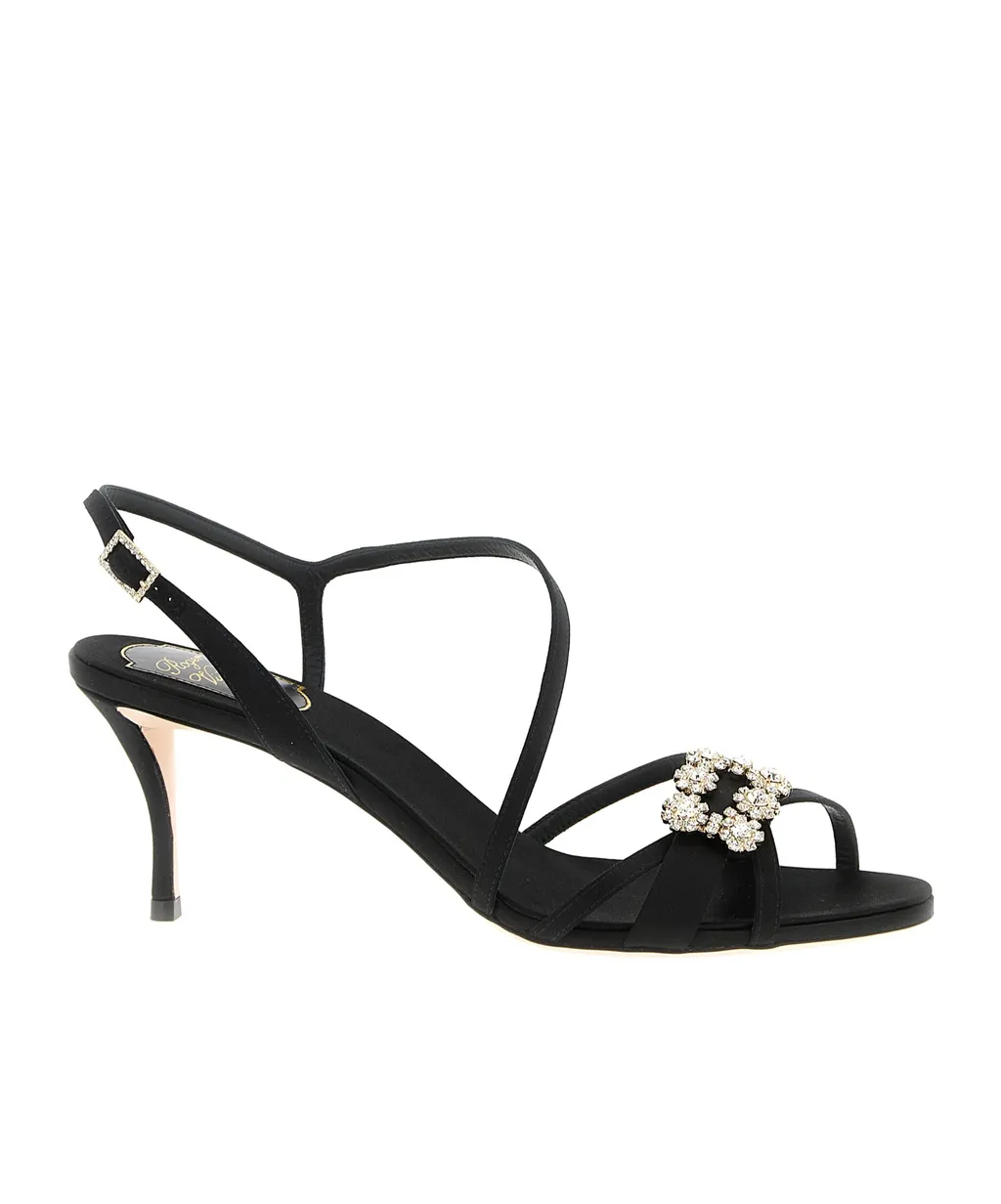 Roger Vivier Mini Flower Heeled Sandals