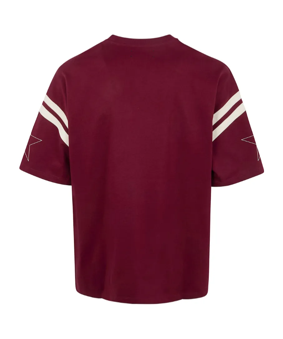 Amiri Logo Stripe-Detailed Crewneck T-Shirt
