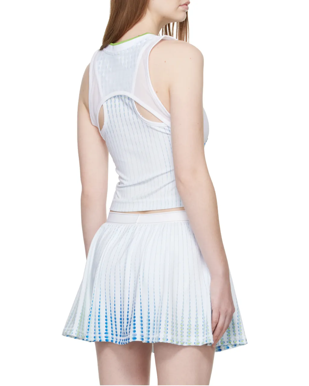 Casablanca Logo Plaque Sleeveless Top