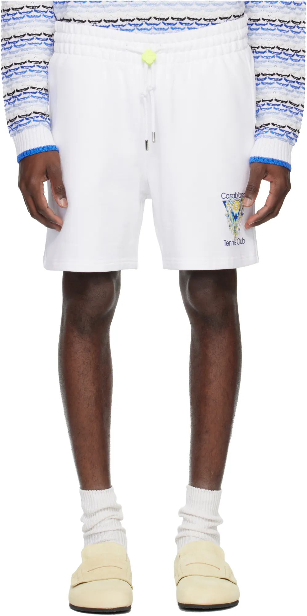 Casablanca Tennis Club Logo Shorts