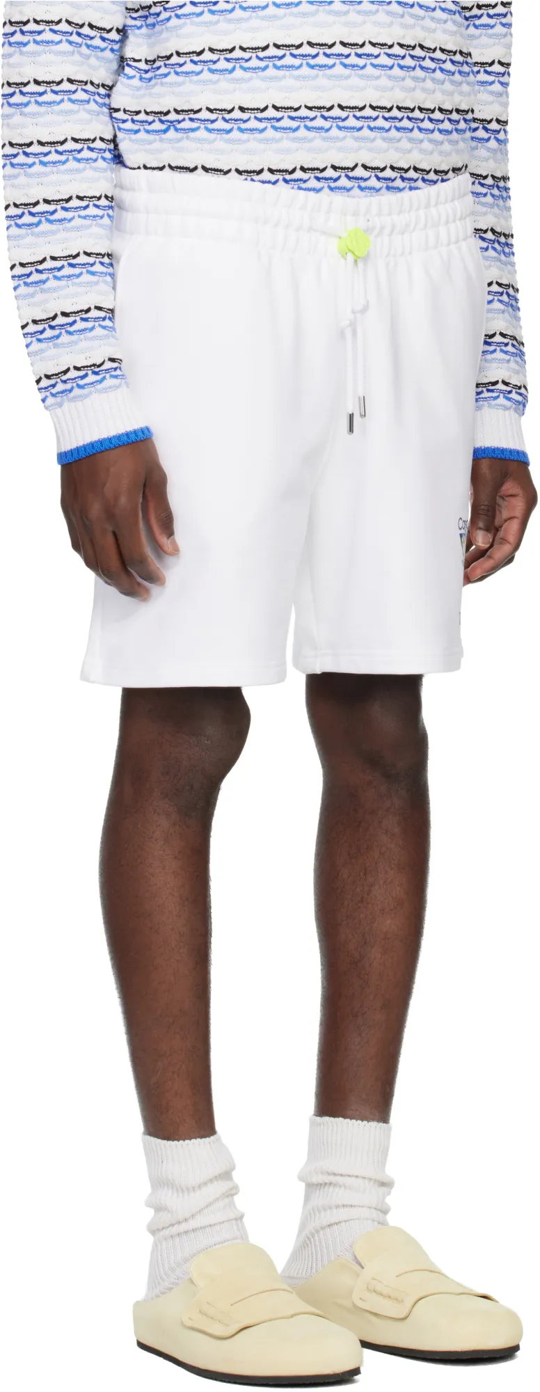 Casablanca Tennis Club Logo Shorts