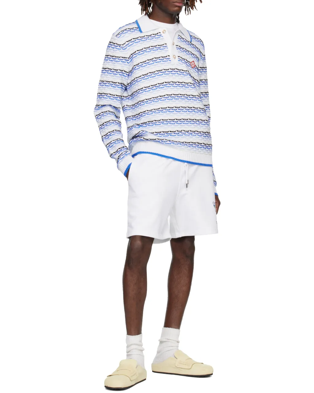 Casablanca Tennis Club Logo Shorts
