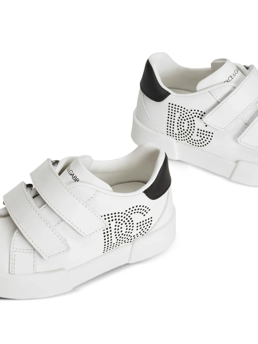 Dolce & Gabbana Kids Logo Perforated Sneakers