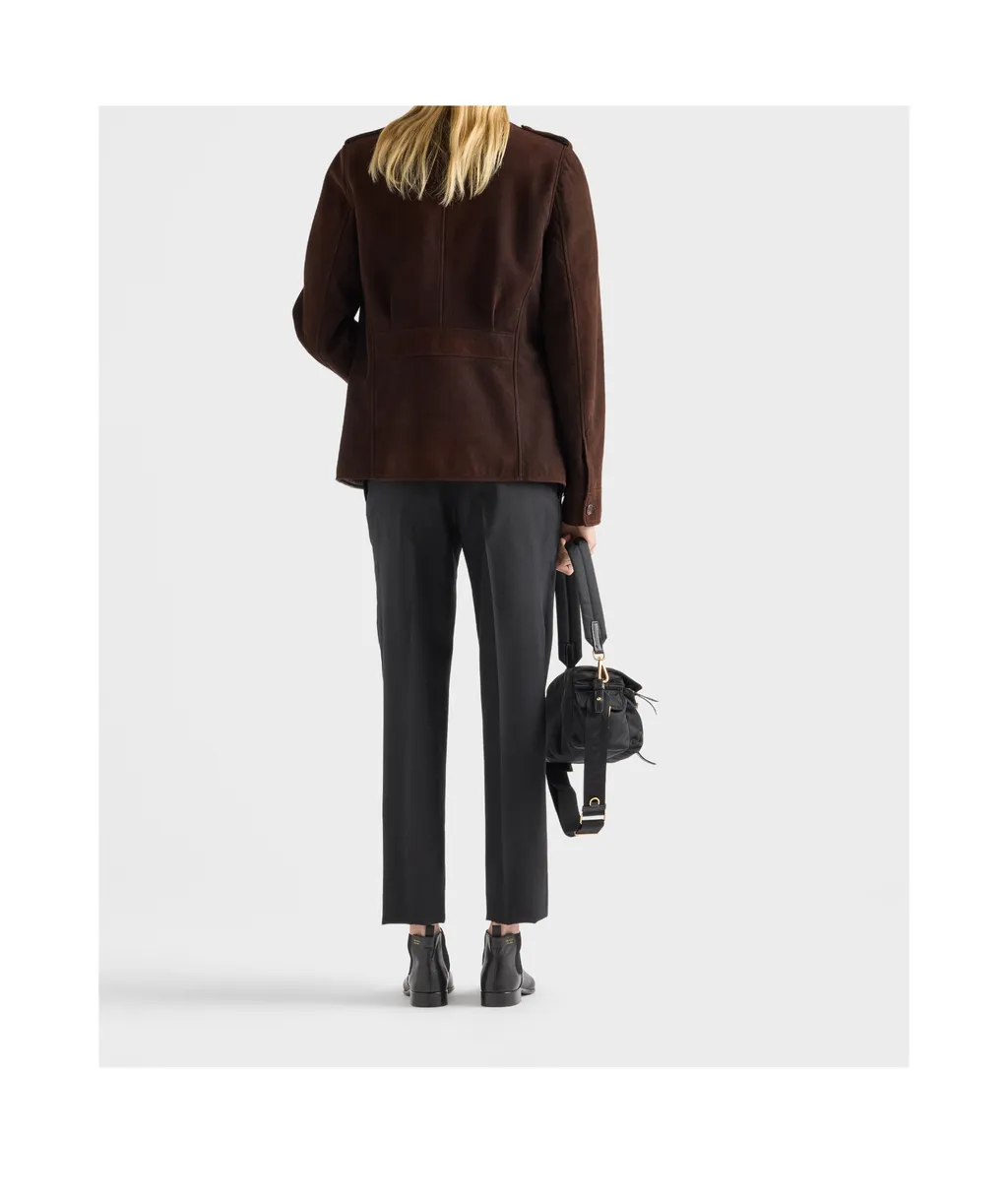 Prada Long-Sleeved Button-Up Jacket