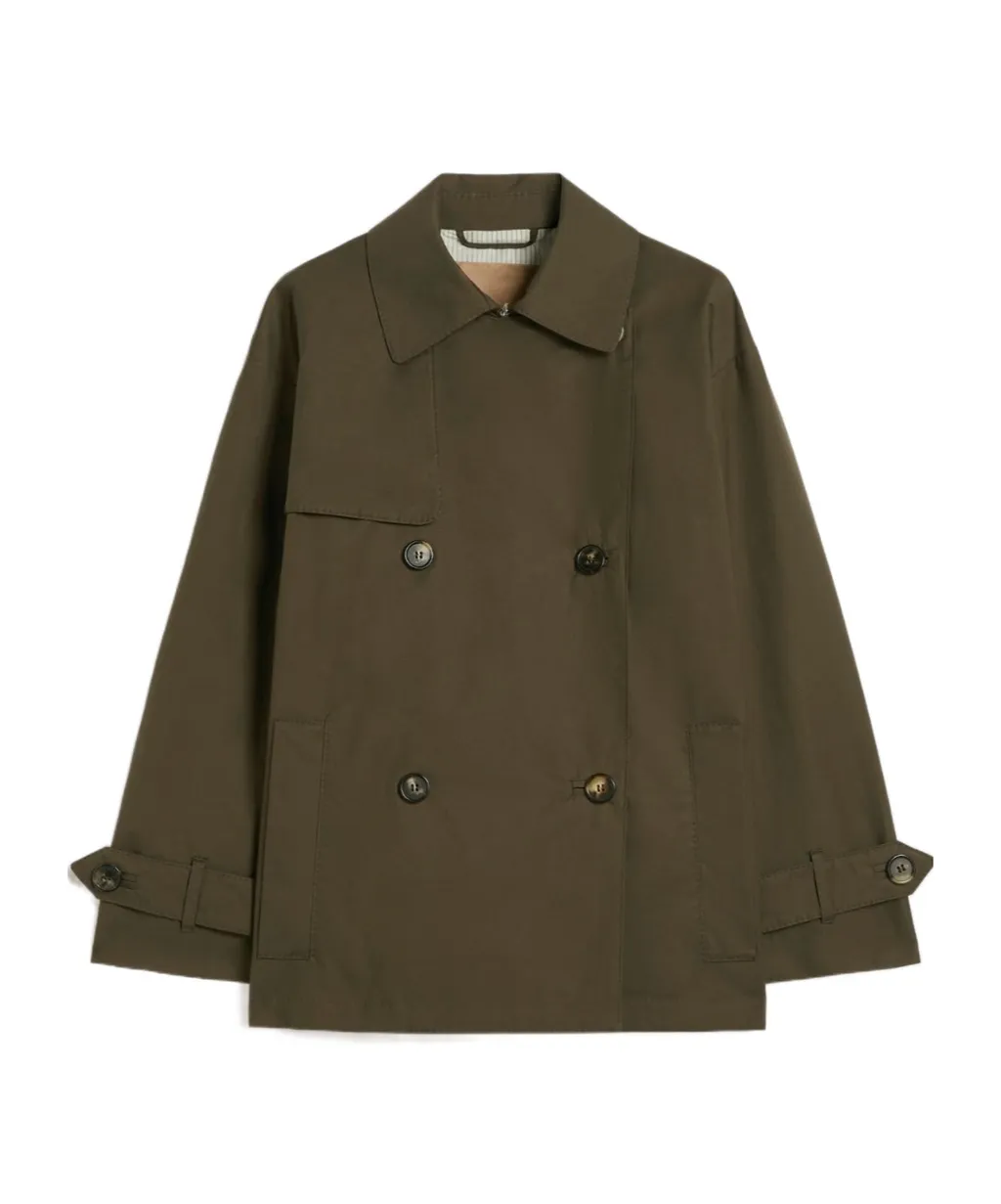 Long-Sleeved Trench Coat
