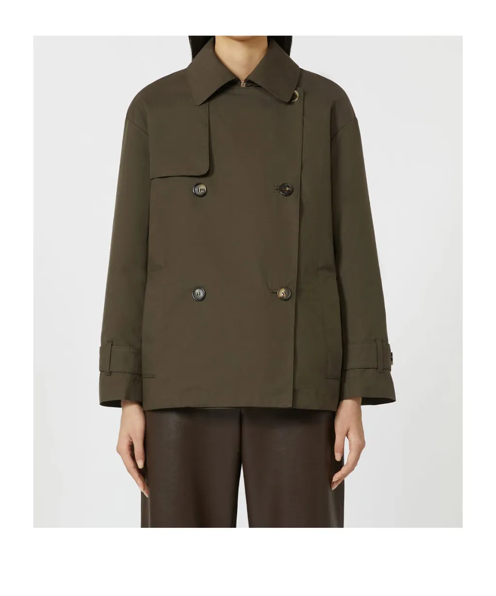 Long-Sleeved Trench Coat
