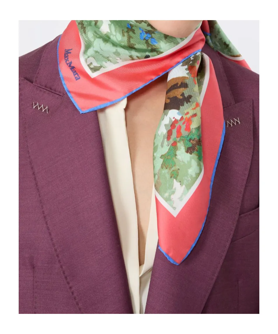 Printed Silk Foulard